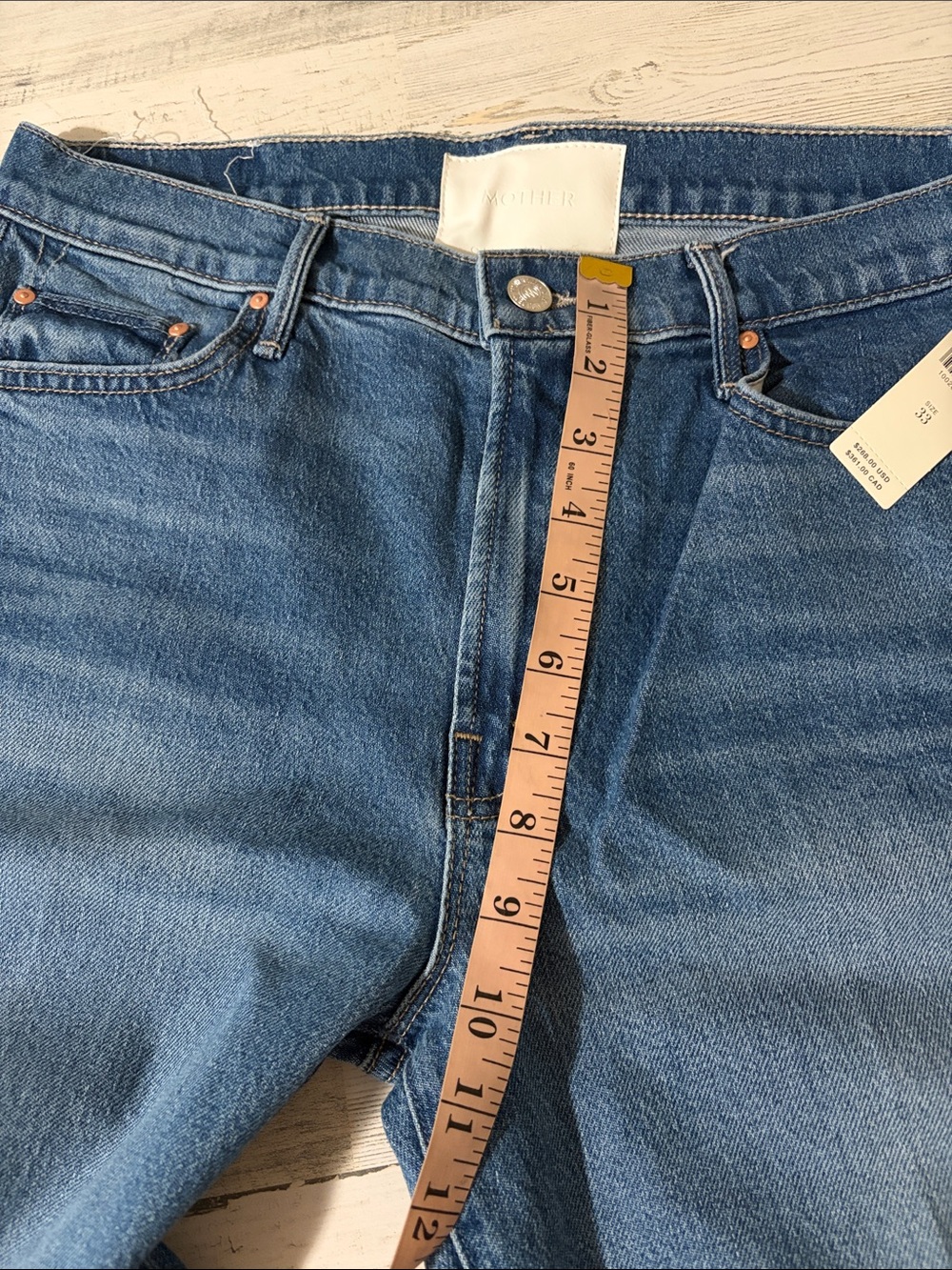 MOTHER The Outsider Flood in Field Trip NWT Size 33 - Picture 12 of 16